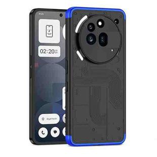For Nothing Phone 3a Pro GKK Three Stage Splicing Full Coverage PC Phone Case(Black Blue)
