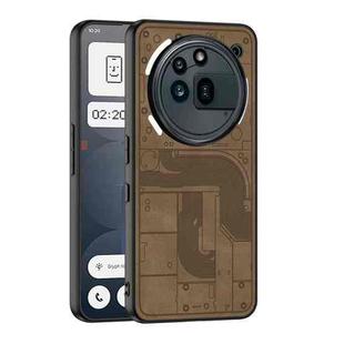 For Nothing Phone 3a Pro GKK Skin Feel Leather Frosted Phone Case(Brown)