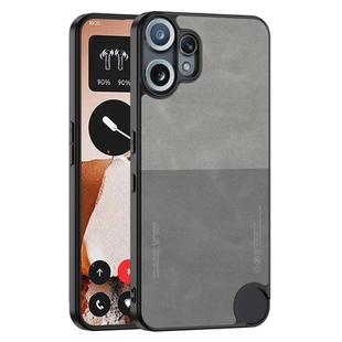 For Nothing CMF Phone 2 Pro GKK Skin Feel Leather Frosted Phone Case(Grey)