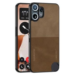For Nothing CMF Phone 2 Pro GKK Skin Feel Leather Frosted Phone Case(Brown)