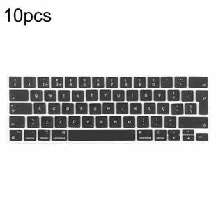 For MacBook A2251 A2289 A2238 A2338 10pcs UK Big Enter Version Keycaps, Language:Portugal