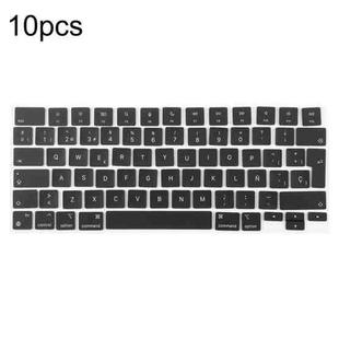 For MacBook A2442 A2485 A2779 A2780 A2991 A2992 A2918 10pcs UK Big Enter Version Keycaps, Language:Spain