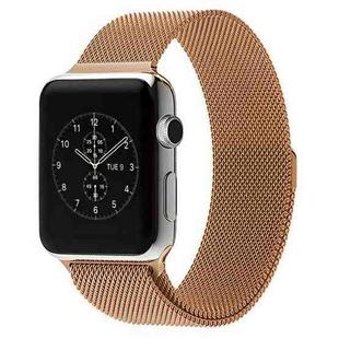 For Apple Watch 42mm / 41mm / 40mm / 38mm xDfind Milanese Loop Magnetic Metal Watch Band(Rose Gold)