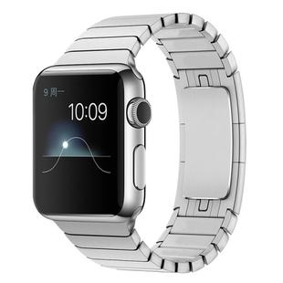 For Apple Watch 46mm / 49mm / 45mm / 44mm xDfind One Bead Stainless Steel Watch Band(Silver)