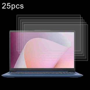 For Lenovo IdeaPad Slim 3 Gen8 15.6 25pcs 9H 0.3mm Explosion-proof Tempered Glass Film