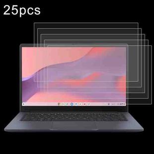 For ASUS Chromebook CX1405CKA 14 25pcs 9H 0.3mm Explosion-proof Tempered Glass Film