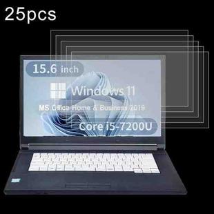 For Fujitsu A577 15.6 25pcs 9H 0.3mm Explosion-proof Tempered Glass Film