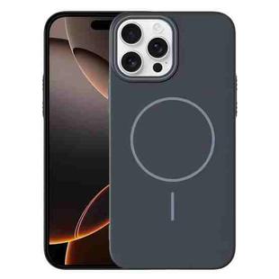 For iPhone 16 Pro Thin Circle PC Injection MagSafe Phone Case(Carbon Grey)