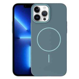For iPhone 13 Pro Thin Circle PC Injection MagSafe Phone Case(Ocean Blue)