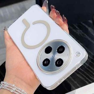For OPPO Find X8 High Transparency PC MagSafe Phone Case(Titanium Grey)