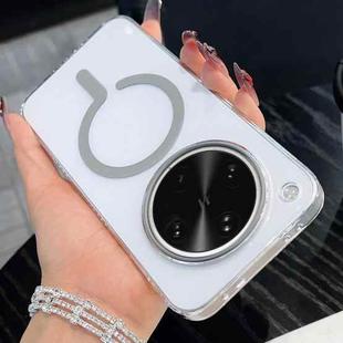 For OPPO Find X8 Ultra High Transparency PC MagSafe Phone Case(Grey)