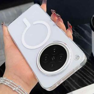 For OPPO Find X8s High Transparency PC MagSafe Phone Case(White)