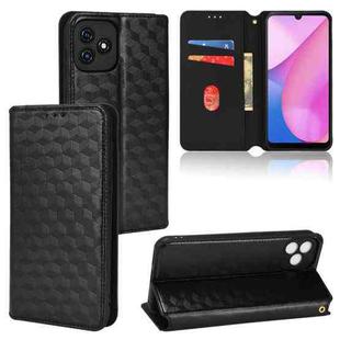 For Blackview Oscal C20 / C20 Pro Cubic Grid Texture Flip Leather Phone Case(Black)