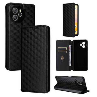 For Blackview Shark 8 Cubic Grid Texture Flip Leather Phone Case(Black)