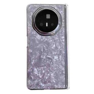 For Honor Magic V3 Magnetic Axis Pearlescent Shell Texture Phone Case(Pink)
