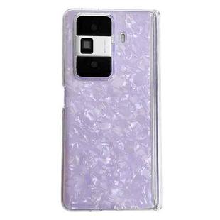 For Honor Magic Vs3 Magnetic Axis Pearlescent Shell Texture Phone Case(Purple)
