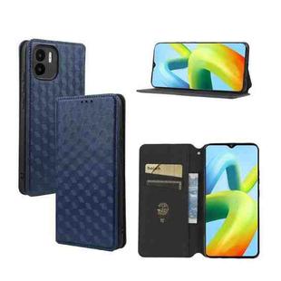 For Redmi A1 2022 Cubic Grid Texture Flip Leather Phone Case(Blue)