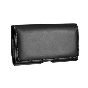 For 7 inch Universal Horizontal Outdoor Phone Waist Bag(Black)