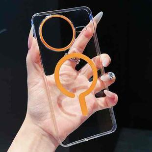 For Redmi K80 High Transparency PC MagSafe Phone Case(Orange)