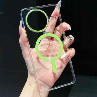 For Redmi K80 Pro High Transparency PC MagSafe Phone Case(Grass Green)