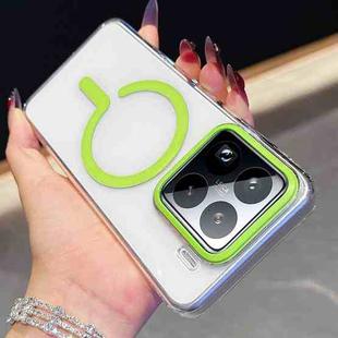 For Xiaomi 15 Pro High Transparency PC MagSafe Phone Case(Grass Green)