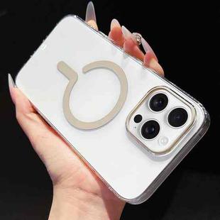 For iPhone 16 Pro High Transparency PC MagSafe Phone Case(Titanium Grey)