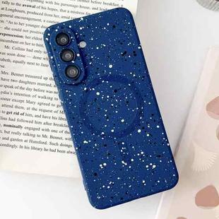 For Samsung Galaxy A36 5G Starry Sky TPU Shockproof MagSafe Phone Case(Blue)