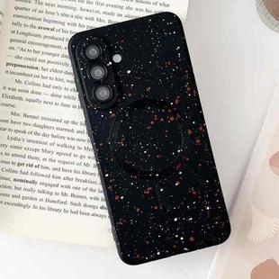 For Samsung Galaxy A56 5G Starry Sky TPU Shockproof MagSafe Phone Case(Black)