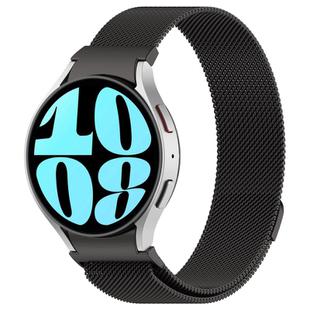 For Samsung Galaxy Watch7 / FE / 6 / 5 / 4 xDfind Milan Magnetic Quick Release Stainless Steel Watch Band(Black)