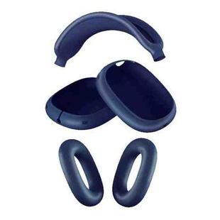 For Apple AirPods Max Headphones Silicone Protective Case(Midnight Blue)