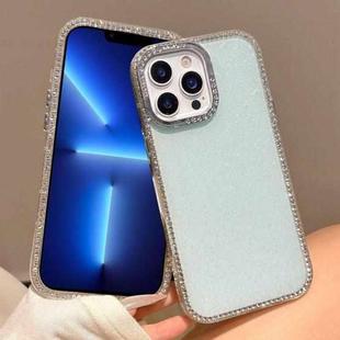 For iPhone 13 Pro Colorful Glitter TPU Hybrid IMD Full Coverage Phone Case(Blue)