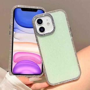 For iPhone 11 Colorful Glitter TPU Hybrid IMD Full Coverage Phone Case(Green)