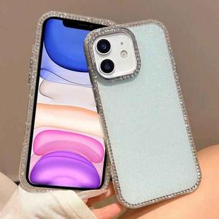 For iPhone 11 Colorful Glitter TPU Hybrid IMD Full Coverage Phone Case(Blue)