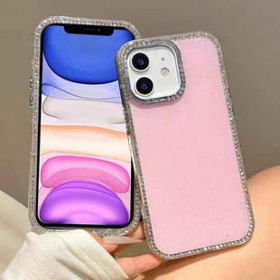 For iPhone 11 Colorful Glitter TPU Hybrid IMD Full Coverage Phone Case(Pink)