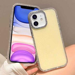 For iPhone 11 Colorful Glitter TPU Hybrid IMD Full Coverage Phone Case(Gold)