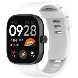 For Xiaomi Smart Band 9 Pro / 8 Pro xDfind Solid Color Silicone Sports Watch Band(White)