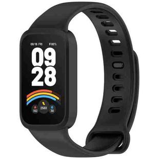 For Redmi Band 2 / Xiaomi Smart Band 8 Active xDfind Soft Silicone Integrated Watch Band(Black)