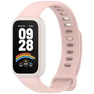 For Redmi Band 2 / Xiaomi Smart Band 8 Active xDfind Soft Silicone Integrated Watch Band(Pink)