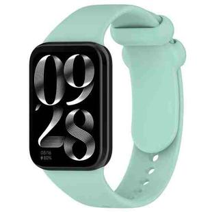 For Xiaomi Smart Band 9 Pro / 8 Pro xDfind Solid Color Black Buckle Silicone Watch Band(Teal)