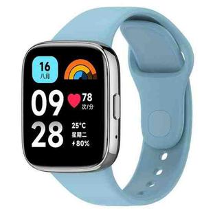 For Redmi Watch 3 Active / Redmi Watch 3 Lite xDfind Solid Color Silicone Watch Band(Blue)