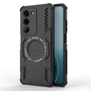 For Realme V60 Pro 5G Butterfly Armor MagSafe Magnetic Ring Shockproof Phone Case(Black)