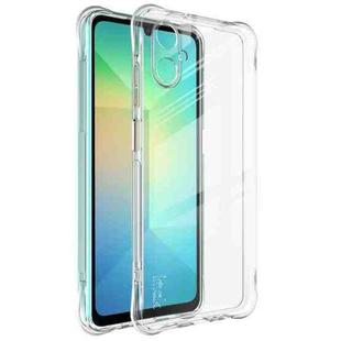 For Samsung Galaxy A06 5G imak Shockproof Airbag TPU Phone Case(Transparent)
