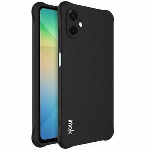 For Samsung Galaxy A06 5G imak Shockproof Airbag TPU Phone Case(Matte Black)