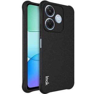 For Redmi 13x imak Shockproof Airbag TPU Phone Case(Matte Black)