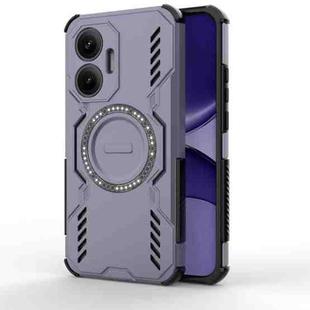 For Redmi Turbo 4 Pro 5G Butterfly Armor MagSafe Magnetic Ring Shockproof Phone Case(Purple)