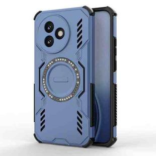 For Redmi K80 Ultra 5G Butterfly Armor MagSafe Magnetic Ring Shockproof Phone Case(Blue)
