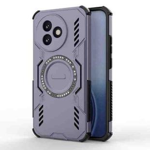 For Redmi K80 Ultra 5G Butterfly Armor MagSafe Magnetic Ring Shockproof Phone Case(Purple)
