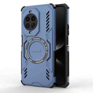 For Huawei nova 14 Pro 5G Butterfly Armor MagSafe Magnetic Ring Shockproof Phone Case(Blue)