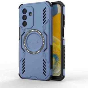 For Samsung Galaxy A26 5G Butterfly Armor MagSafe Magnetic Ring Shockproof Phone Case(Blue)