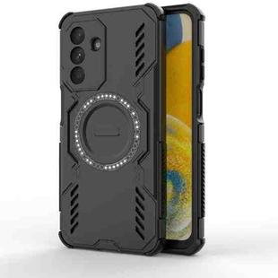 For Samsung Galaxy A26 5G Butterfly Armor MagSafe Magnetic Ring Shockproof Phone Case(Black)